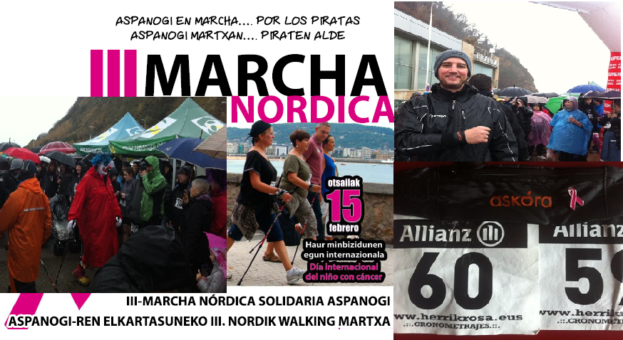Participamos en la III Marcha Nórdica Solidaria – ASPANOGI